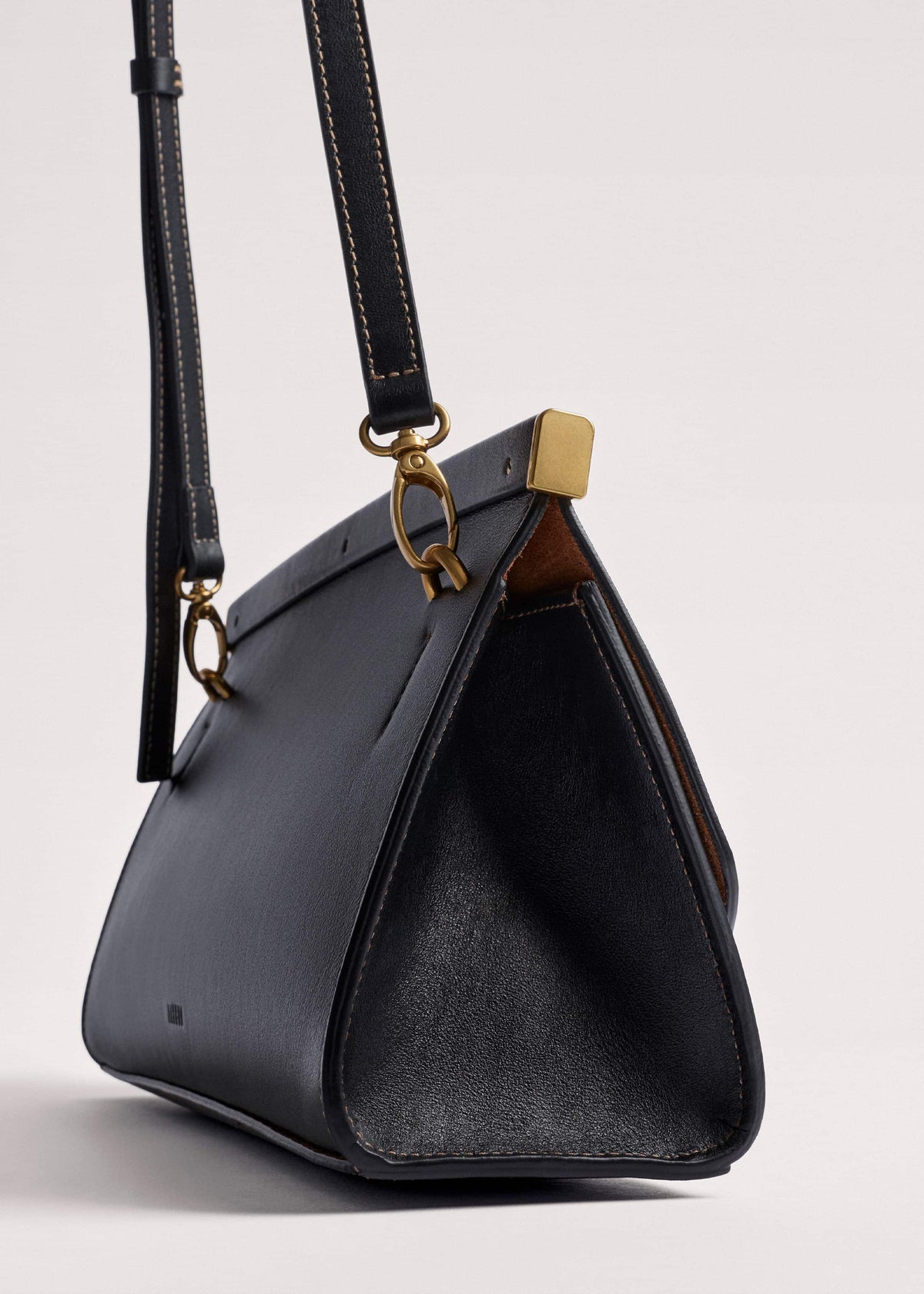 Black Tailored Clutch Bag | ME+EM Clothing|Accessories