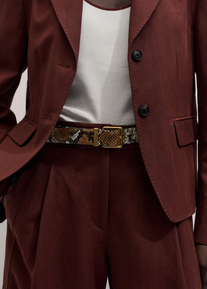Cinnamon Brown Icon Oversized Blazer Suit | ME+EM Clothing