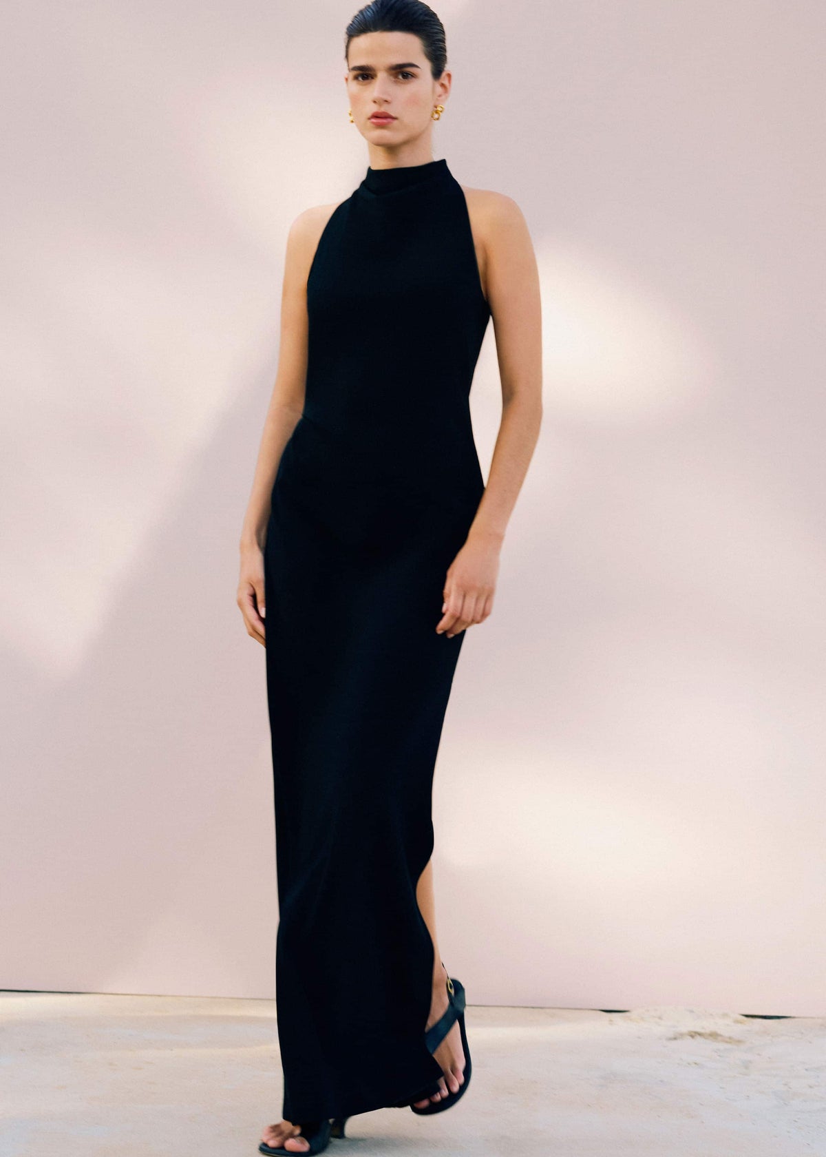 Black Asymmetric Heel | ME+EM Clothing|Accessories