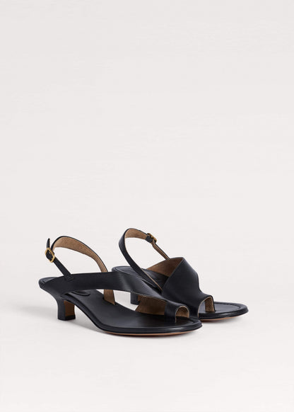 Black Asymmetric Heel | ME+EM Clothing|Accessories