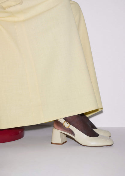 Cream Occasion Slingback Heel | ME+EM Clothing|Accessories