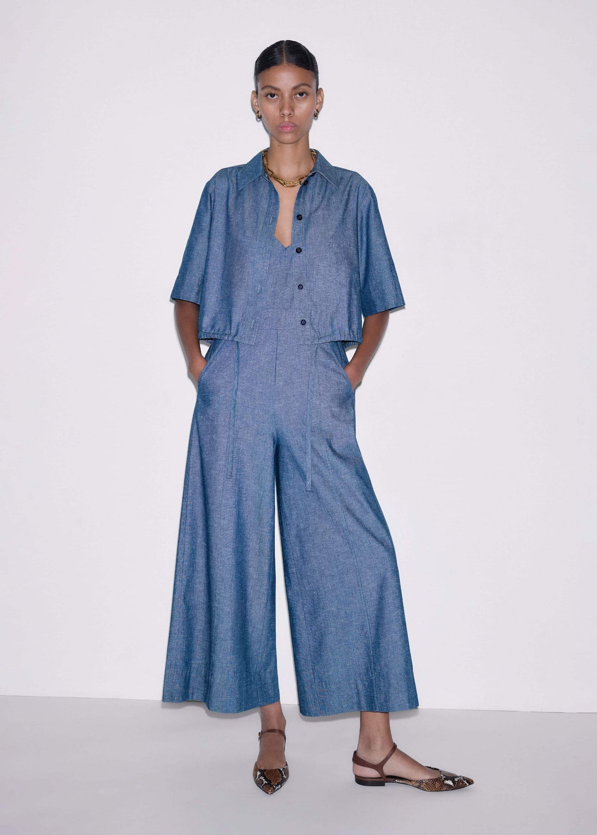 Blue 2-in-1 Jumpsuit | ME+EM Clothing