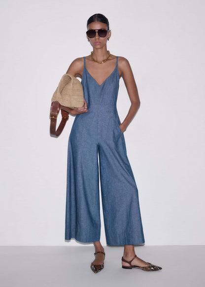 Blue 2-in-1 Jumpsuit | ME+EM Clothing