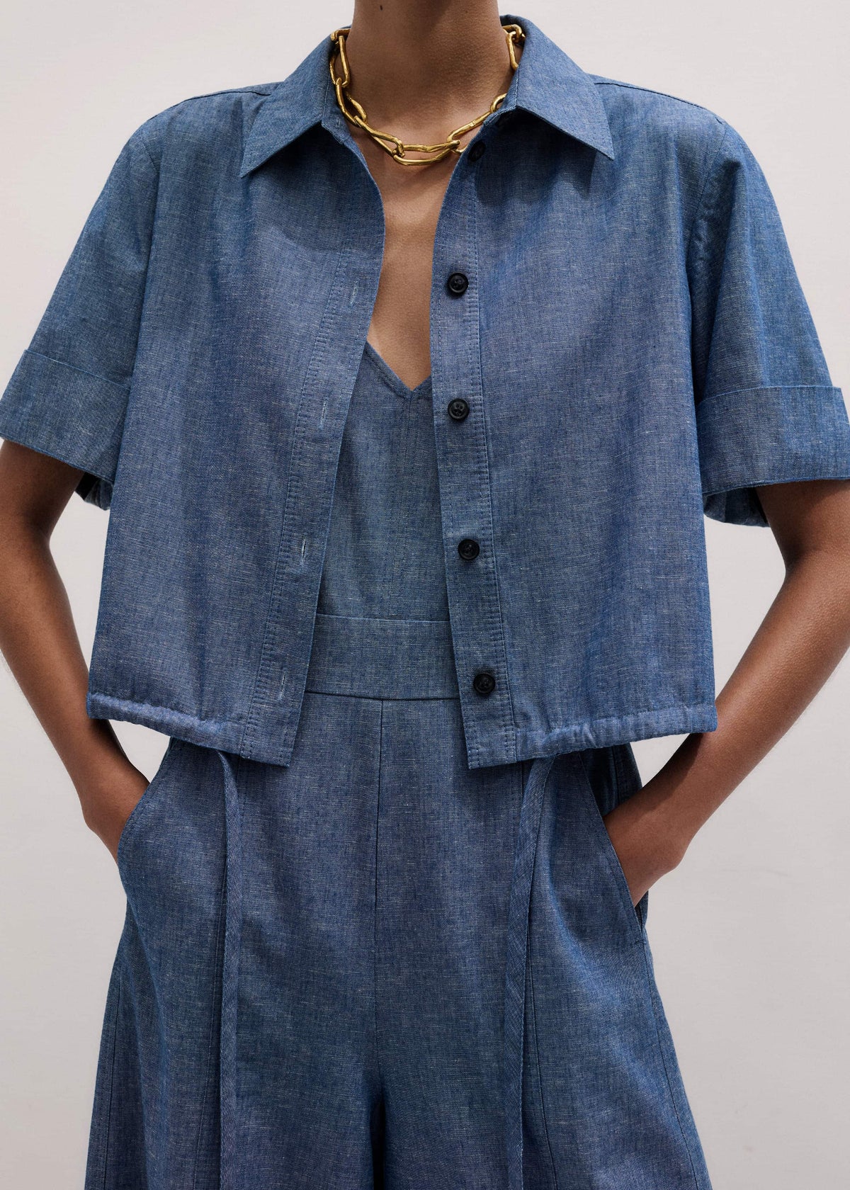 Blue 2-in-1 Jumpsuit | ME+EM Clothing
