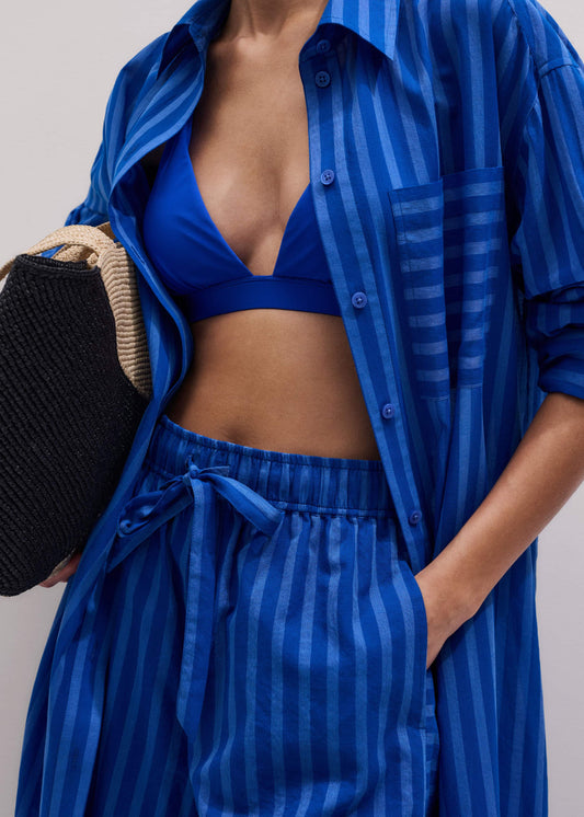 Blue Striped Beach Set | ME+EM Clothing