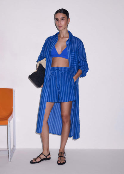 Blue Striped Beach Set | ME+EM Clothing