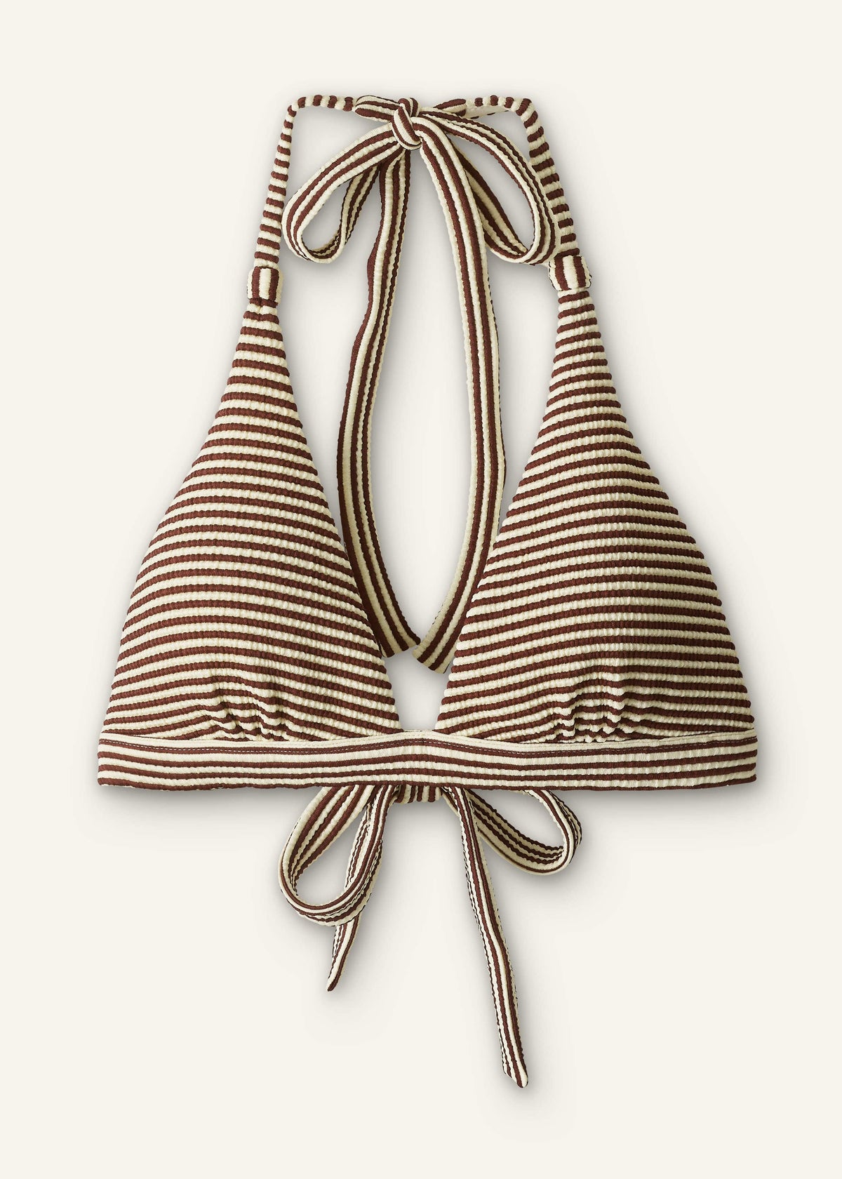 Cinnamon Brown Halterneck Bikini Top | ME+EM Clothing