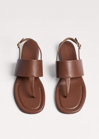 Brown Minimal Sandal | ME+EM Accessories