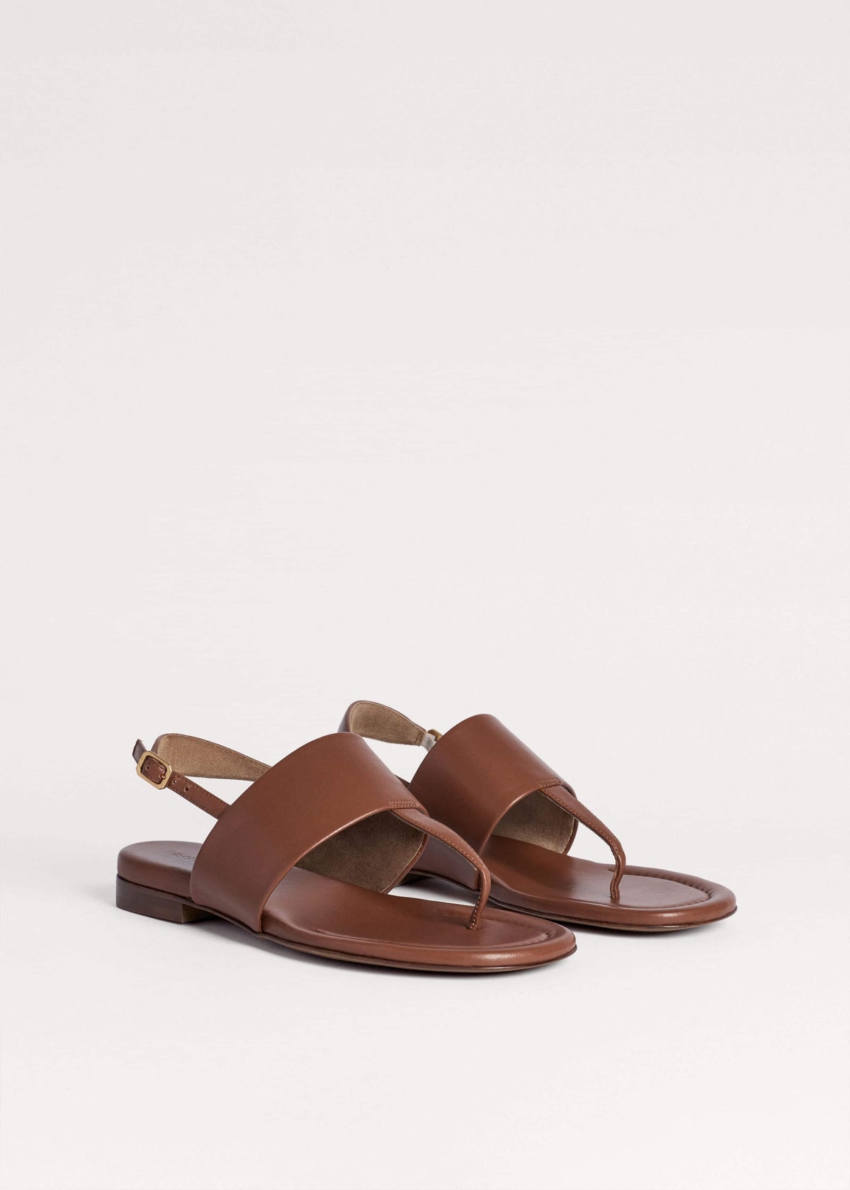 Brown Minimal Sandal | ME+EM Accessories
