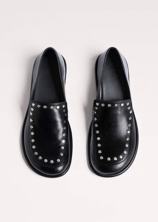 Black Stud Travel Loafer | ME+EM Accessories