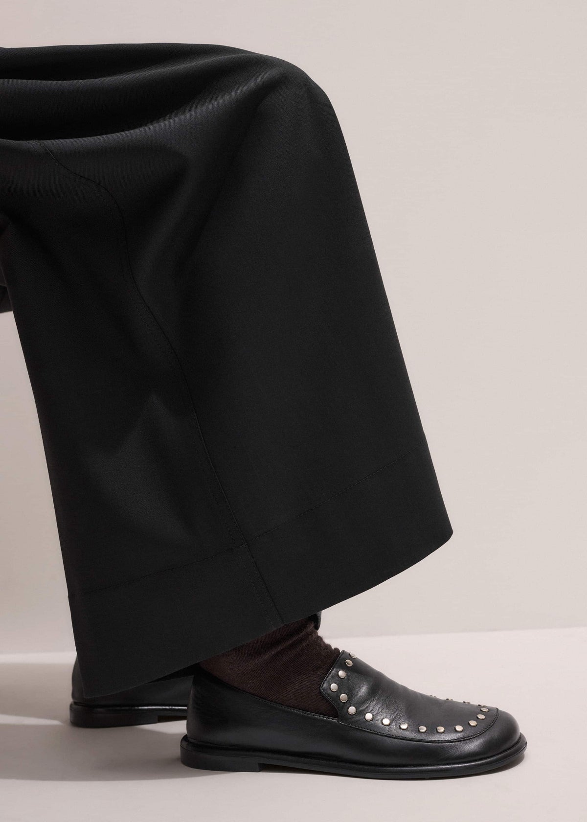 Black Stud Travel Loafer | ME+EM Accessories