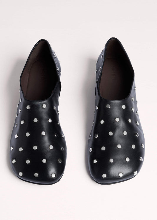 Black Studded Slipper | ME+EM Accessories