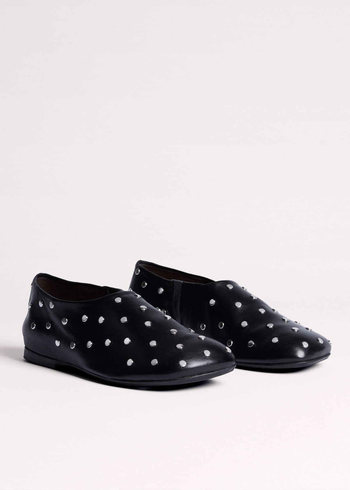 Black Studded Slipper | ME+EM Accessories