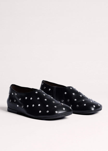 Black Studded Slipper | ME+EM Accessories