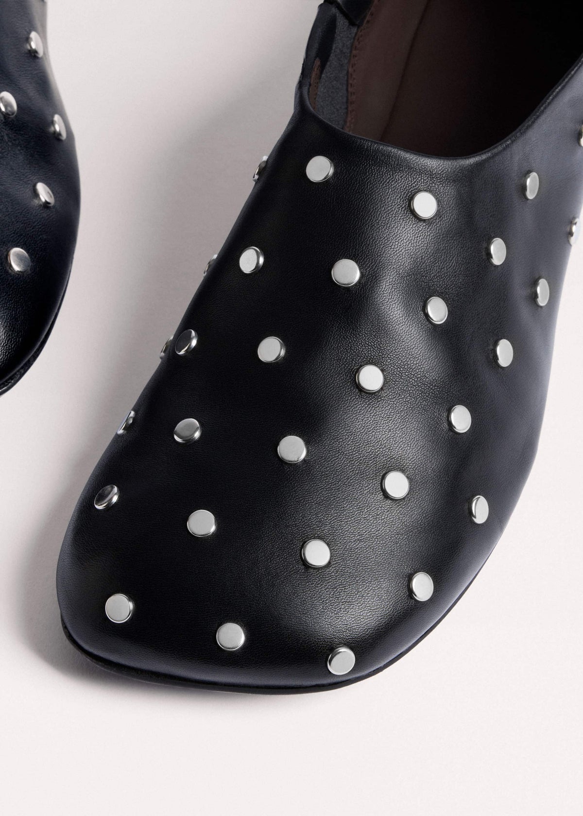 Black Studded Slipper | ME+EM Accessories