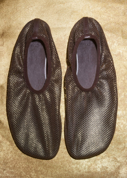 Gold Asymmetric Slipper | ME+EM Accessories
