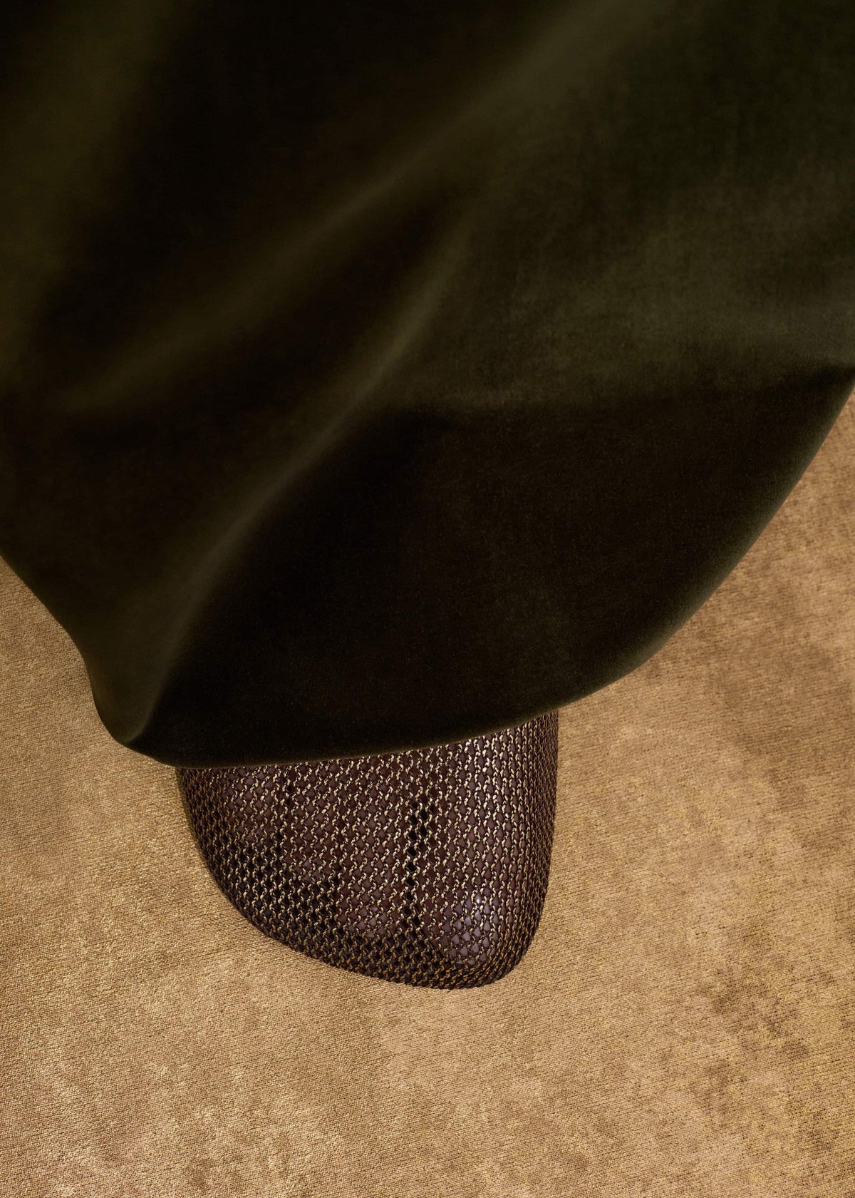 Gold Asymmetric Slipper | ME+EM Accessories