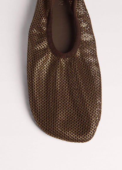 Gold Asymmetric Slipper | ME+EM Accessories