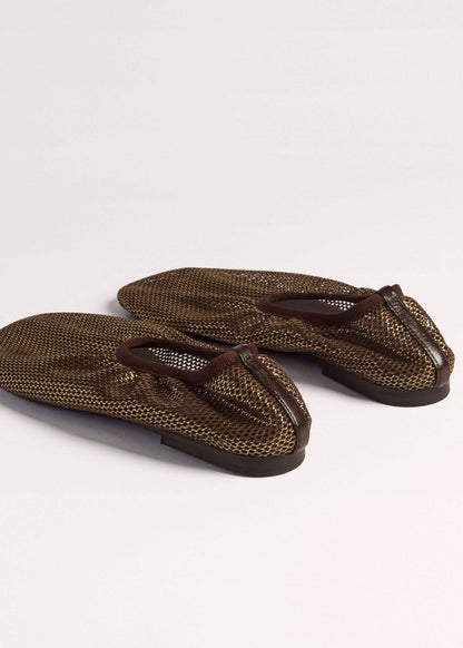 Gold Asymmetric Slipper | ME+EM Accessories