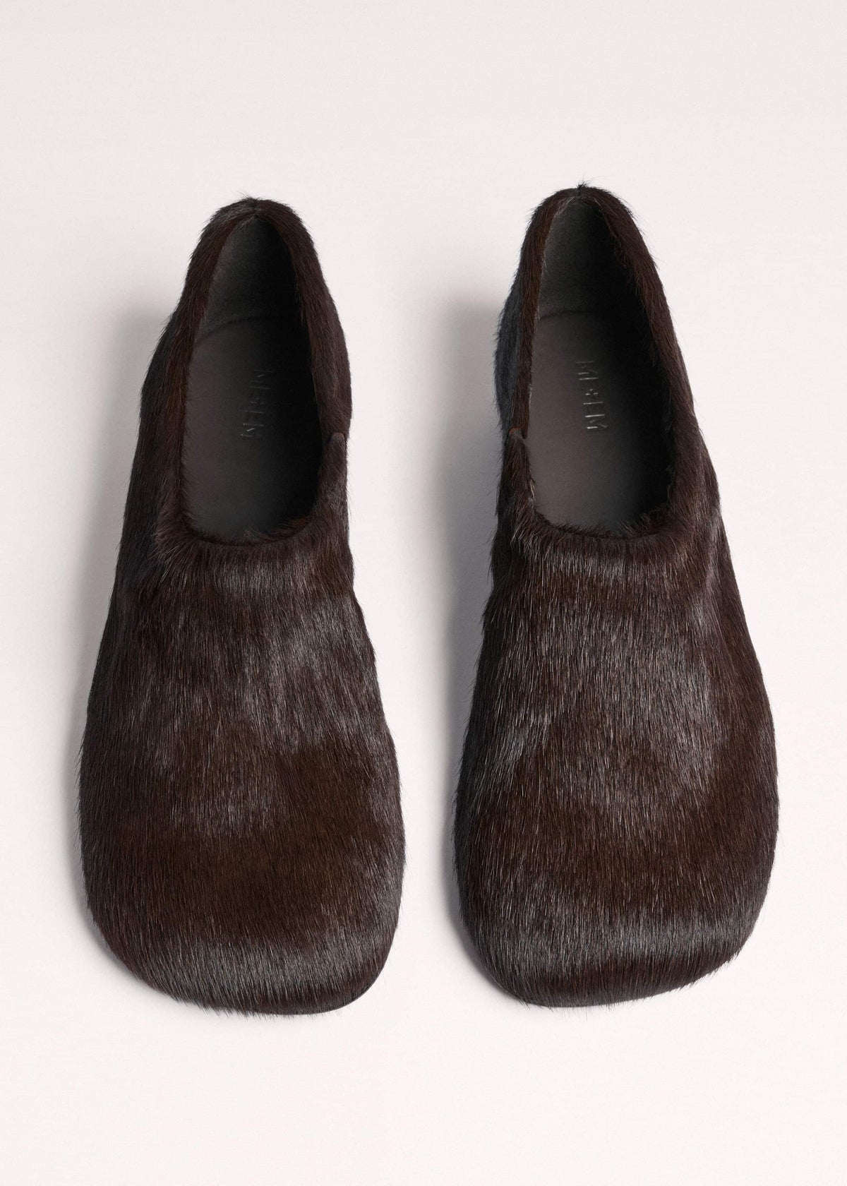 Brown Asymmetric Slipper | ME+EM Accessories