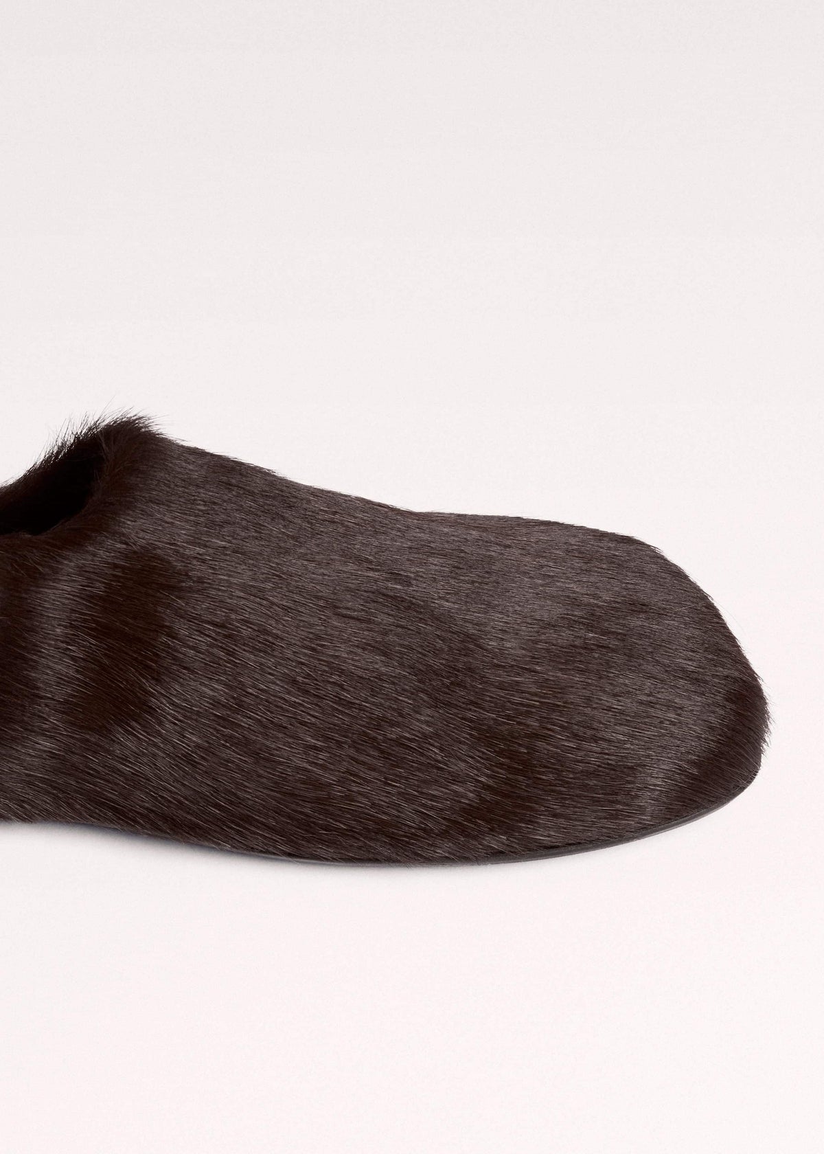 Brown Asymmetric Slipper | ME+EM Accessories