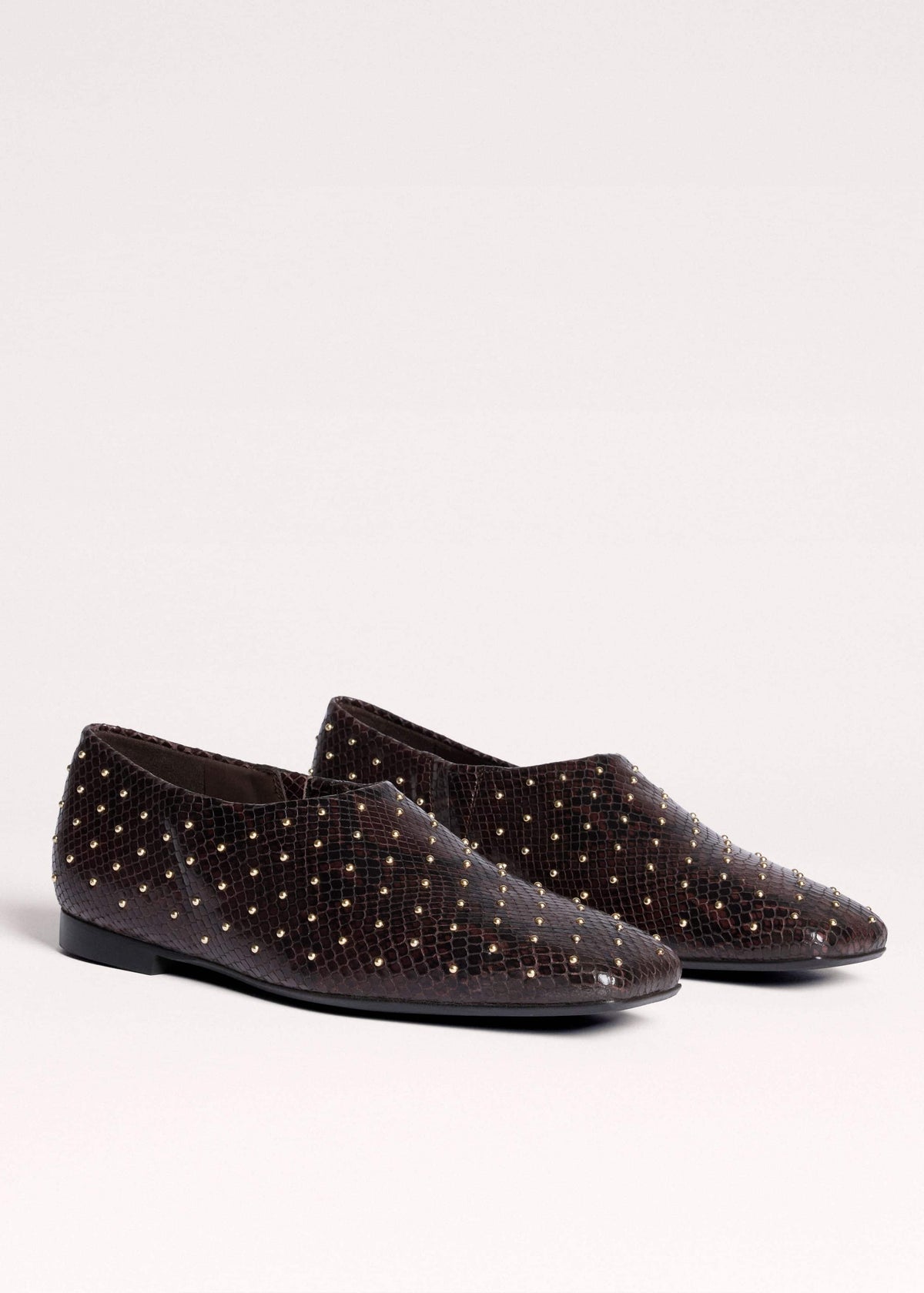 Brown Square Toe Slipper | ME+EM Accessories