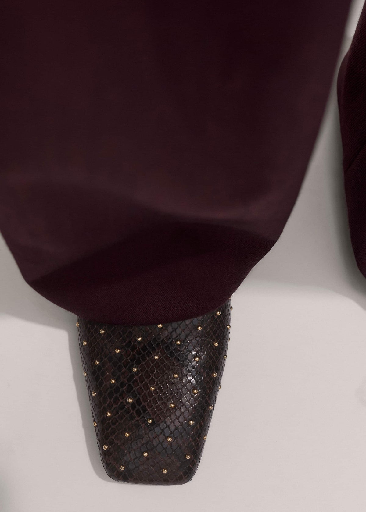 Brown Square Toe Slipper | ME+EM Accessories