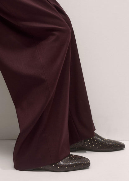 Brown Square Toe Slipper | ME+EM Accessories