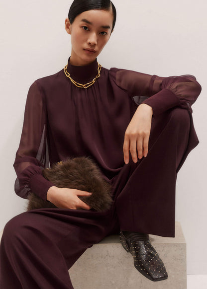 Brown Square Toe Slipper | ME+EM Accessories