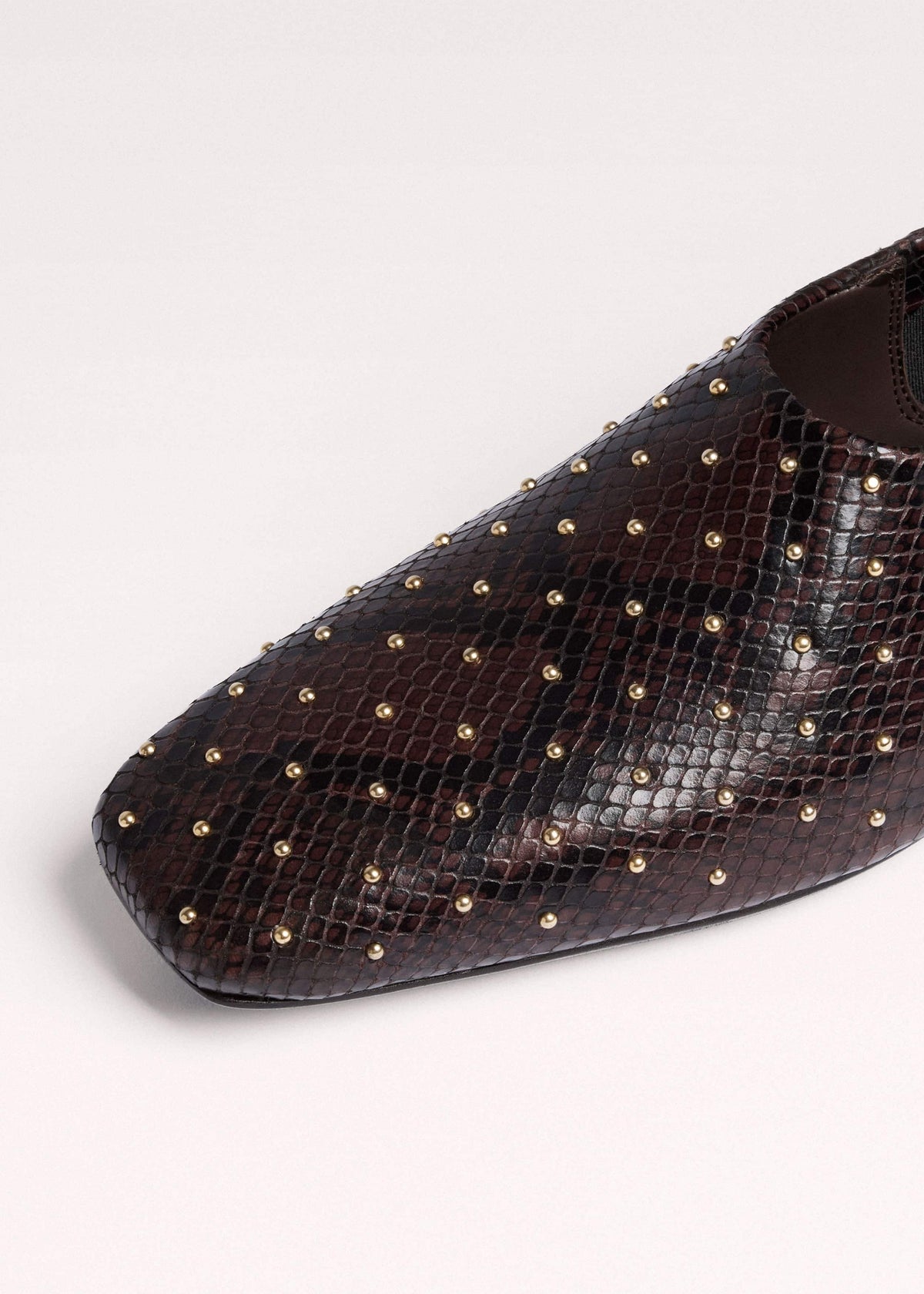 Brown Square Toe Slipper | ME+EM Accessories