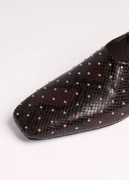 Brown Square Toe Slipper | ME+EM Accessories