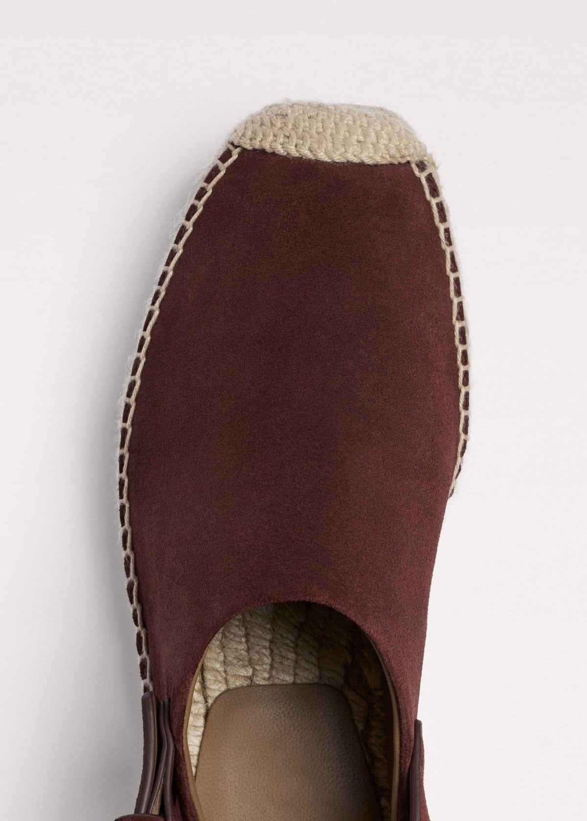 Dark Cinnamon Suede Slingback Espadrille | ME+EM Accessories