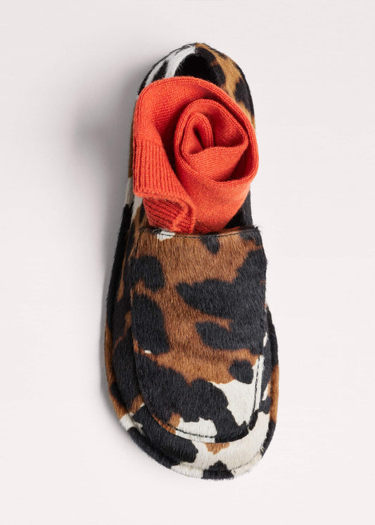 Brown Cow Print Travel Loafer | ME+EM Accessories
