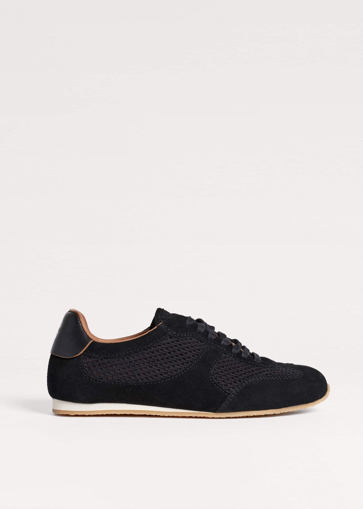Black Mesh Retro Runner Sneaker | ME+EM Accessories