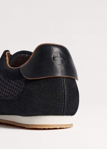Black Mesh Retro Runner Sneaker | ME+EM Accessories