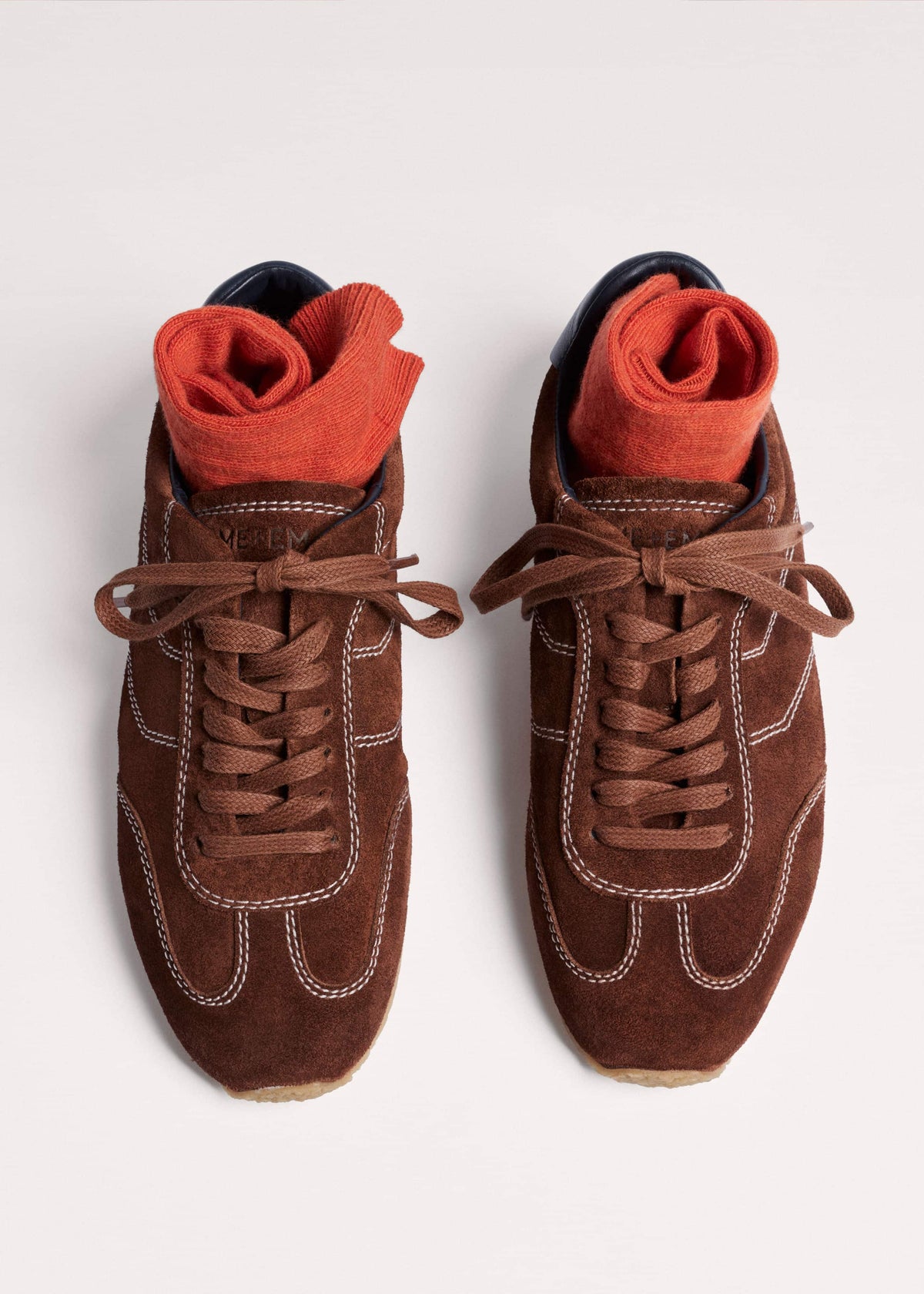 Brown Retro Runner Sneaker | ME+EM Accessories