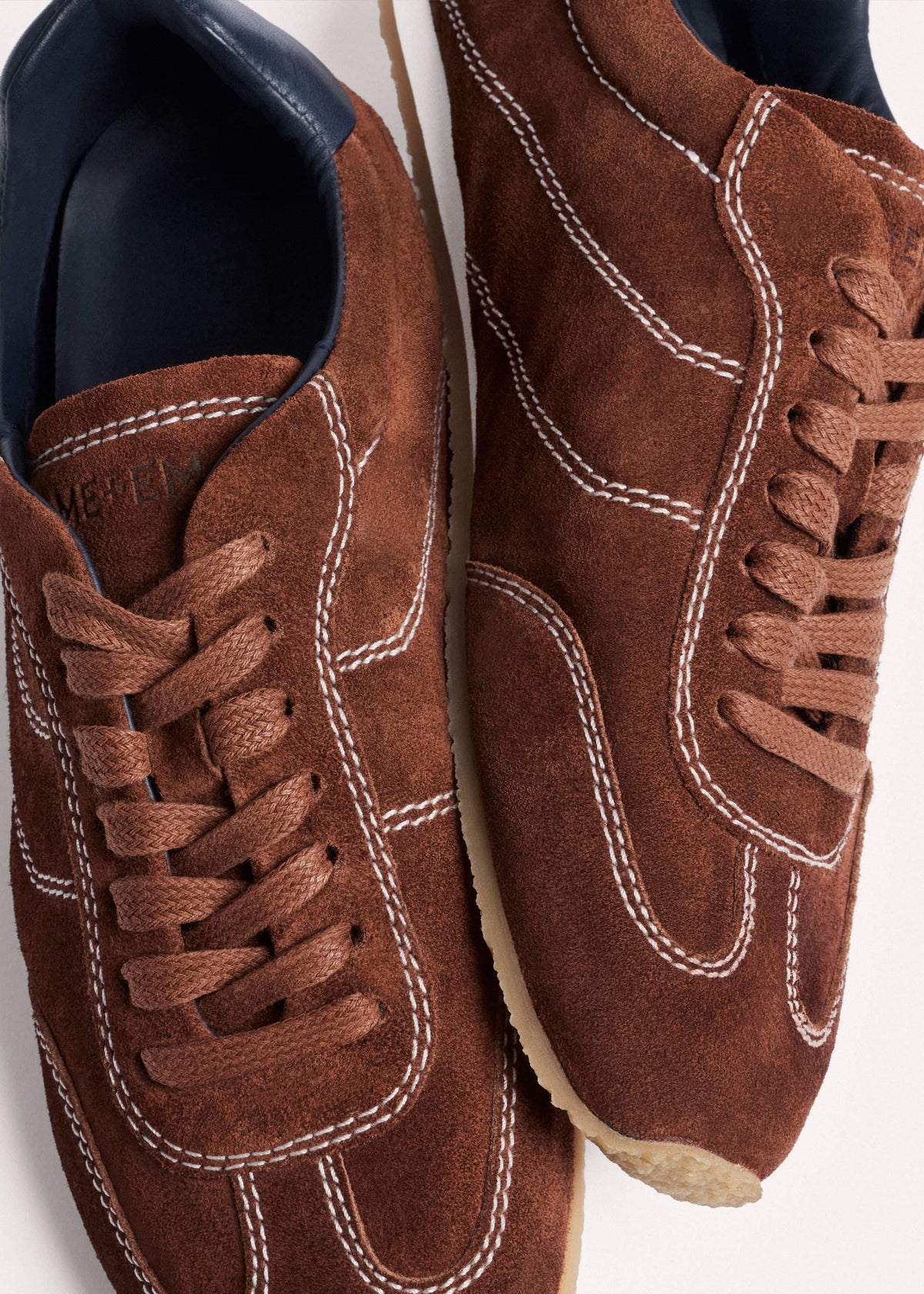 Brown Retro Runner Sneaker | ME+EM Accessories