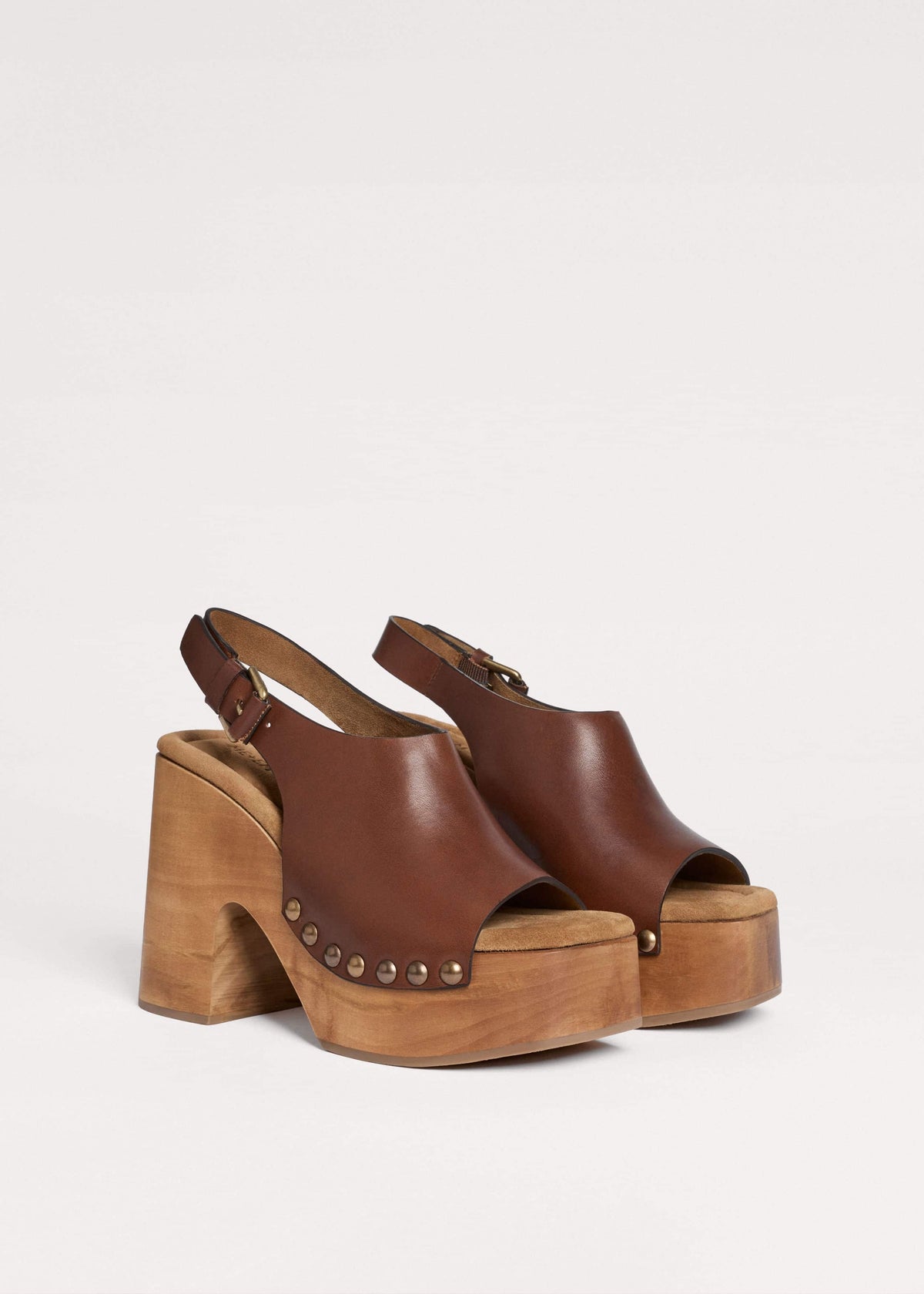 Dark Brown High Front Clog | ME+EM Accessories