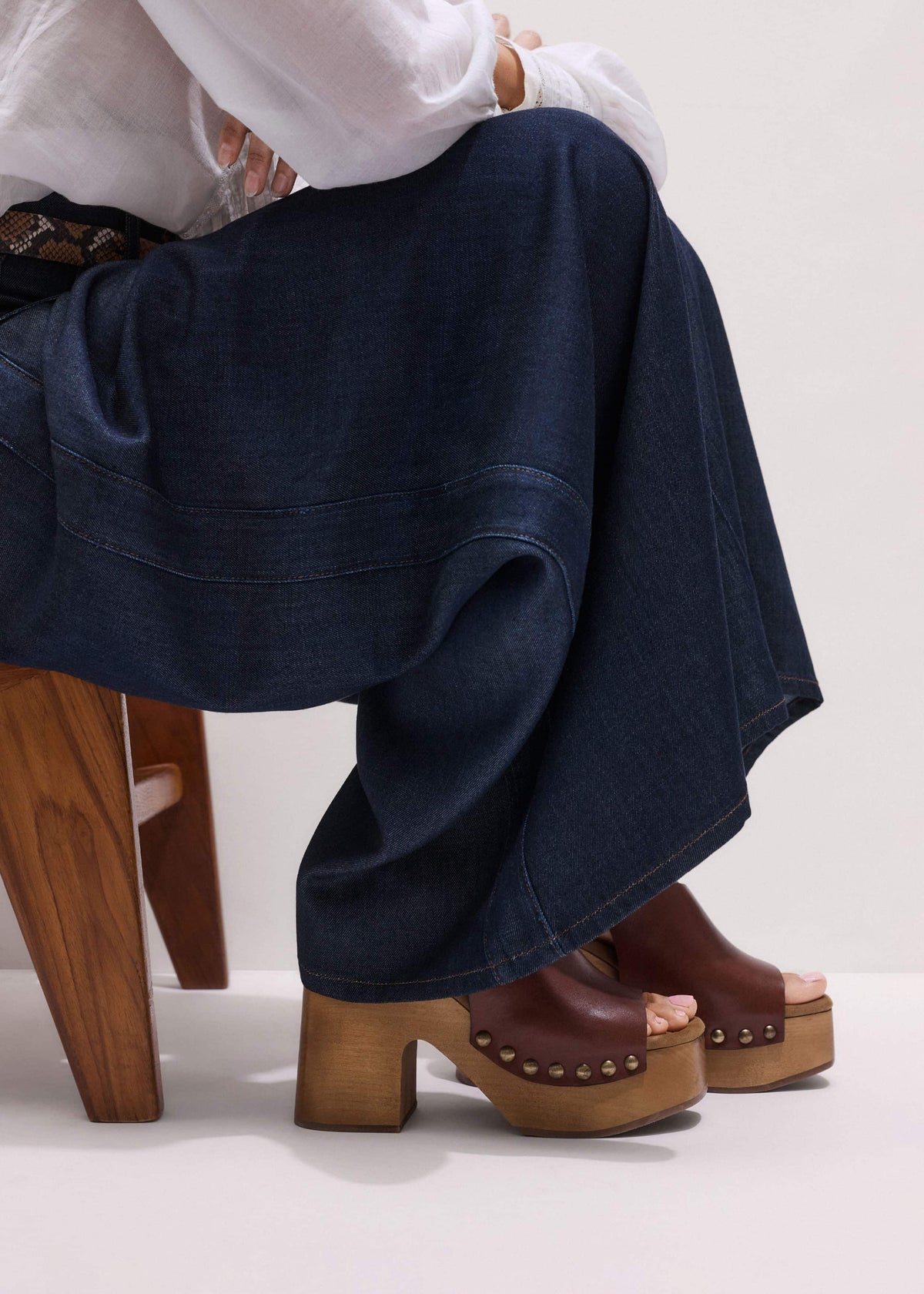 Dark Brown High Front Clog | ME+EM Accessories