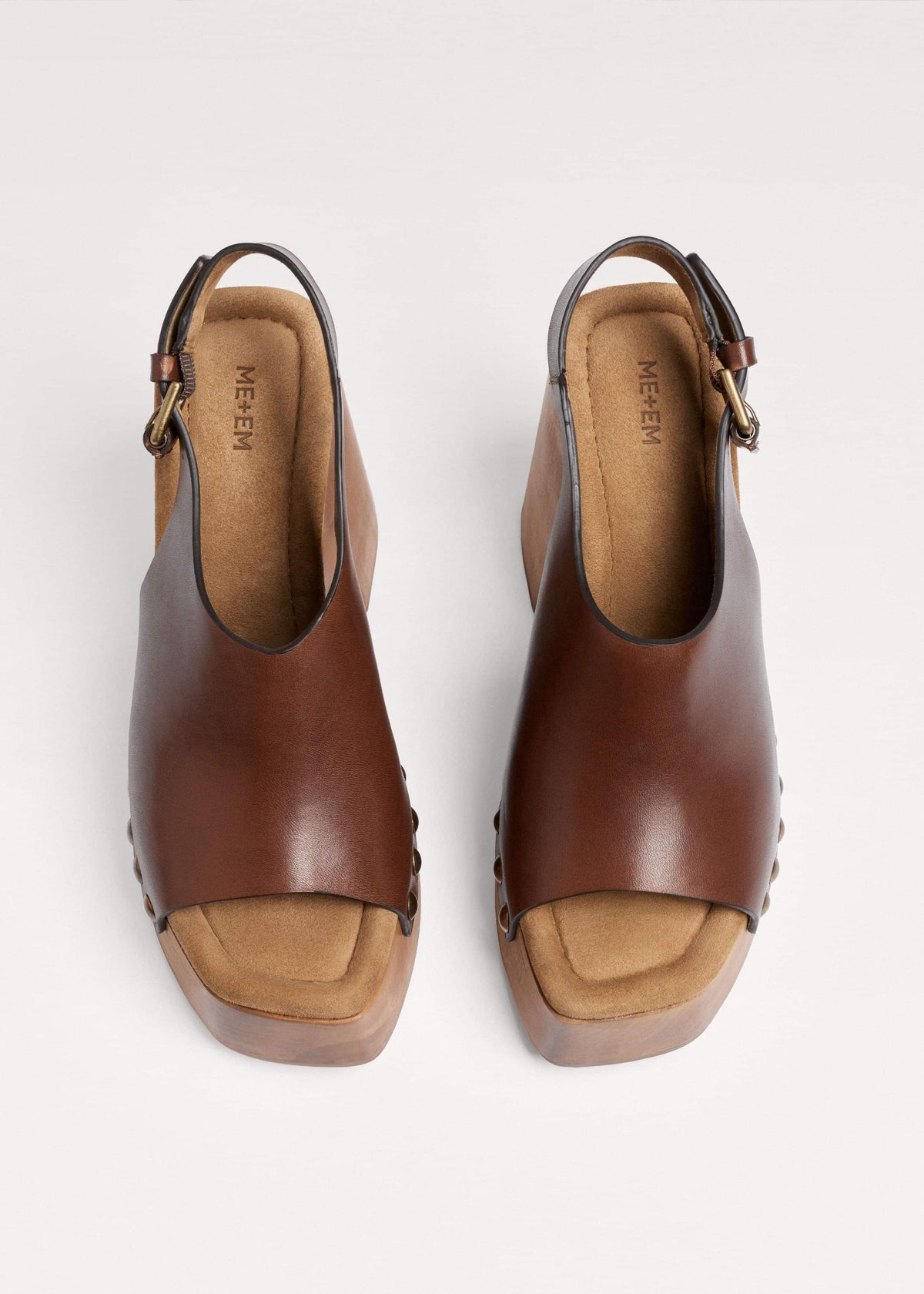 Dark Brown High Front Clog | ME+EM Accessories