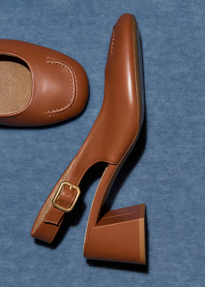 Brown Occasion Slingback | ME+EM Accessories