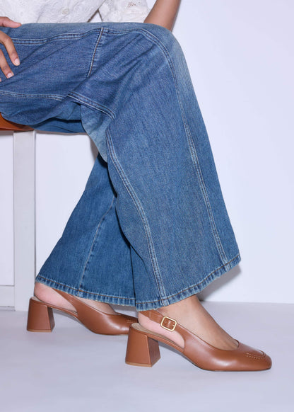 Brown Occasion Slingback | ME+EM Accessories