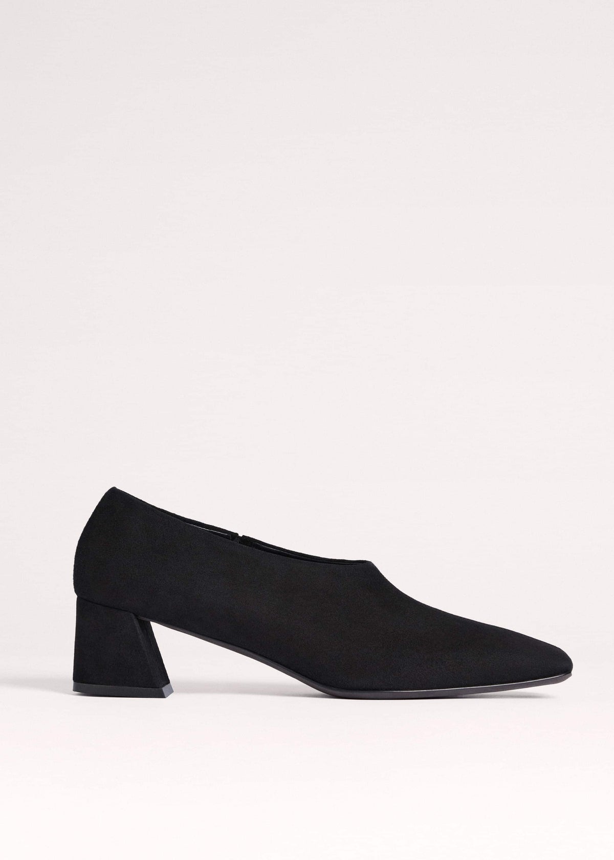 Black High Front Block Heel | ME+EM Accessories
