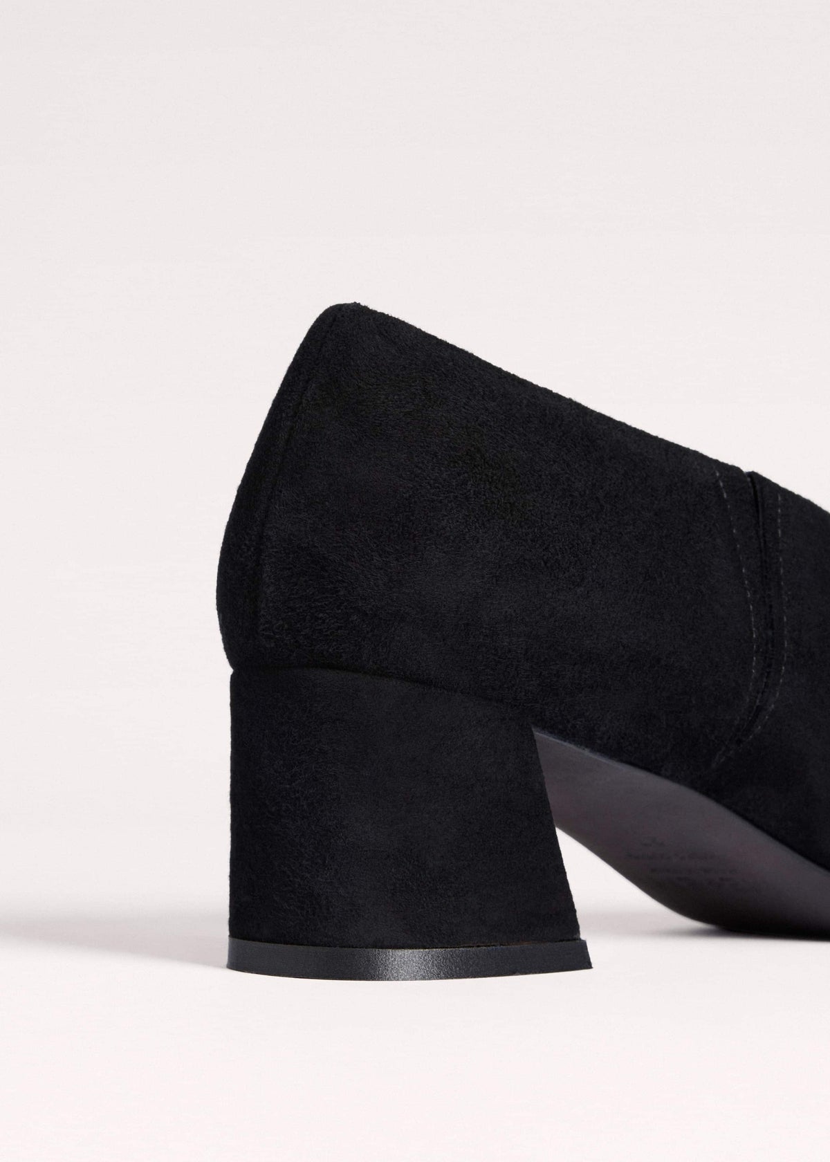 Black High Front Block Heel | ME+EM Accessories
