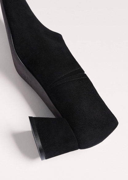 Black High Front Block Heel | ME+EM Accessories