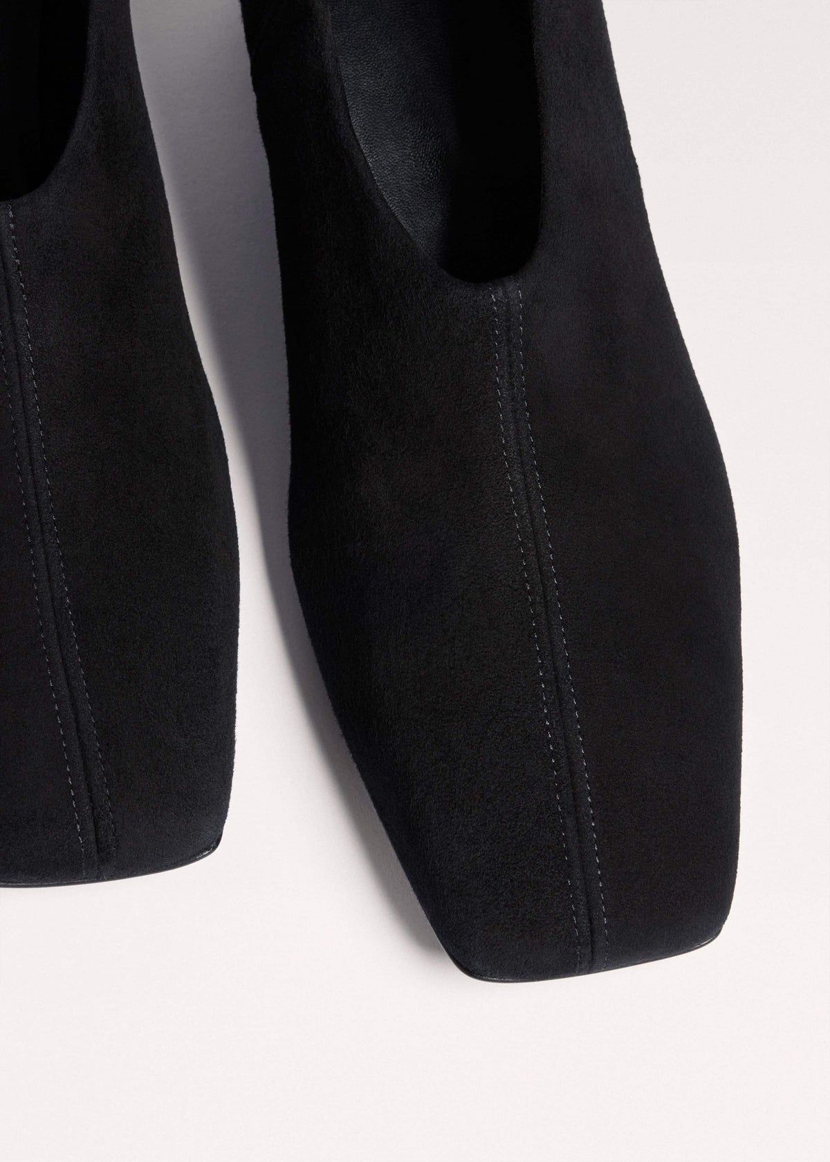 Black High Front Block Heel | ME+EM Accessories
