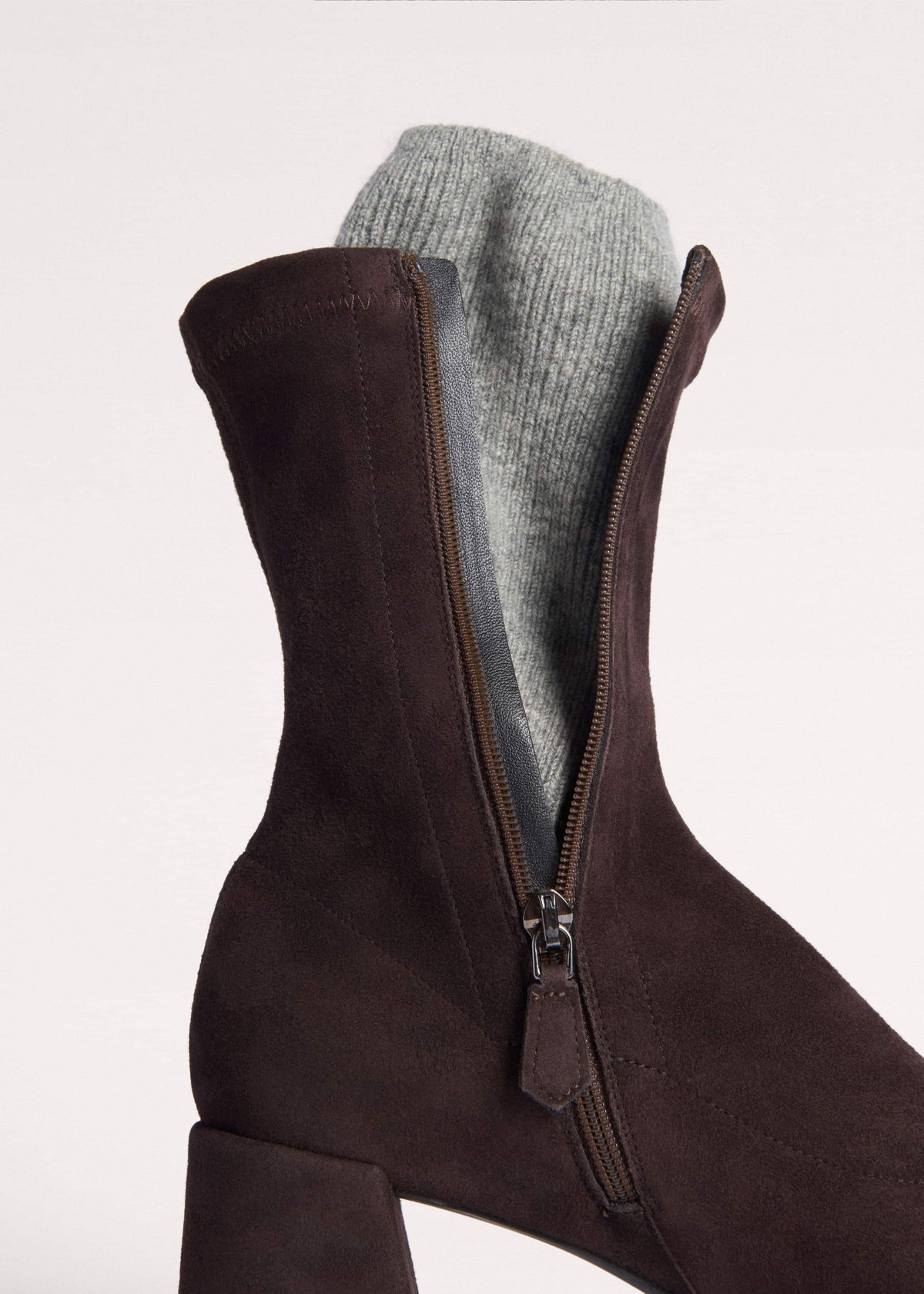 Brown Ankle Stretch Boot | ME+EM Accessories