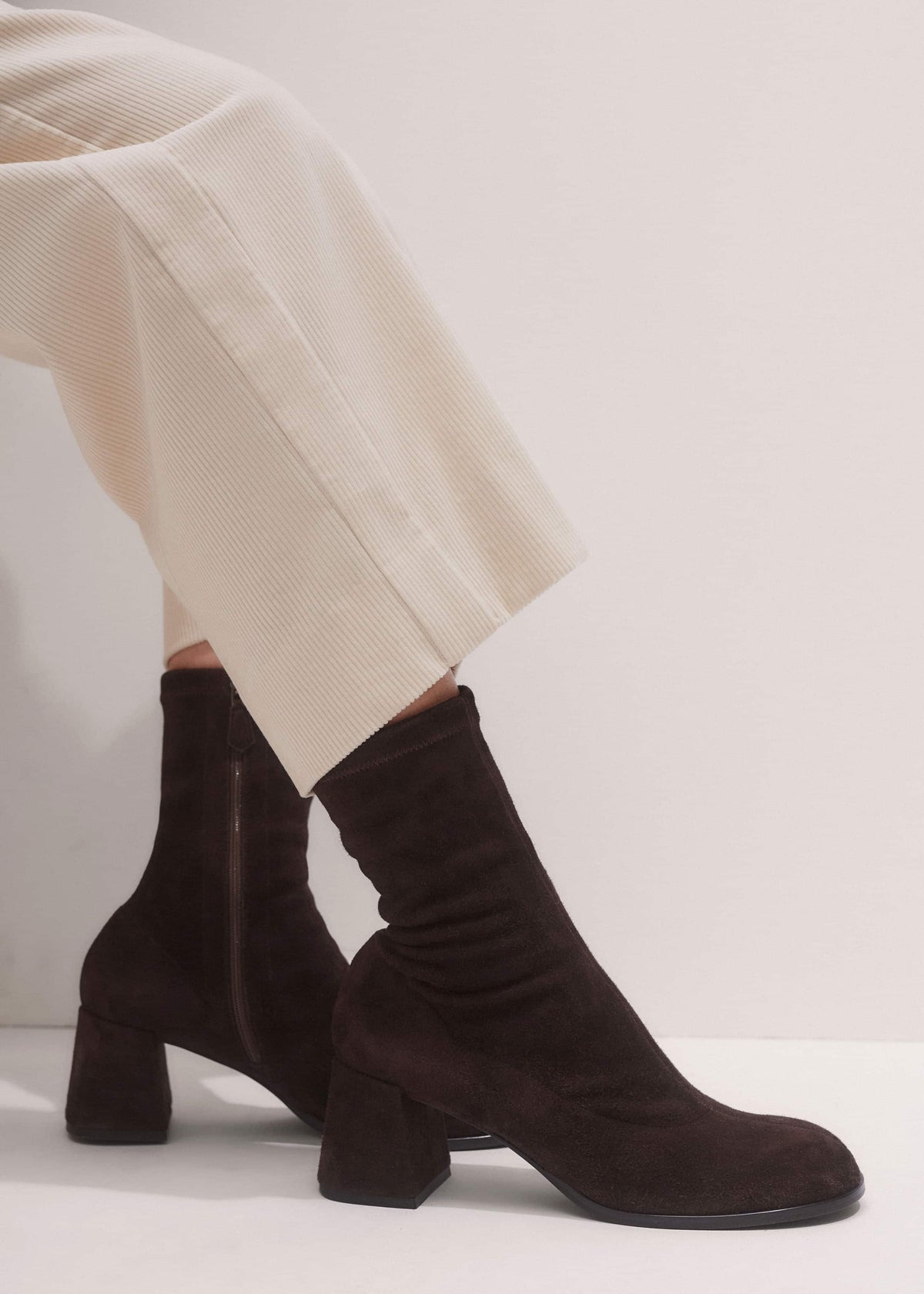 Brown Ankle Stretch Boot | ME+EM Accessories