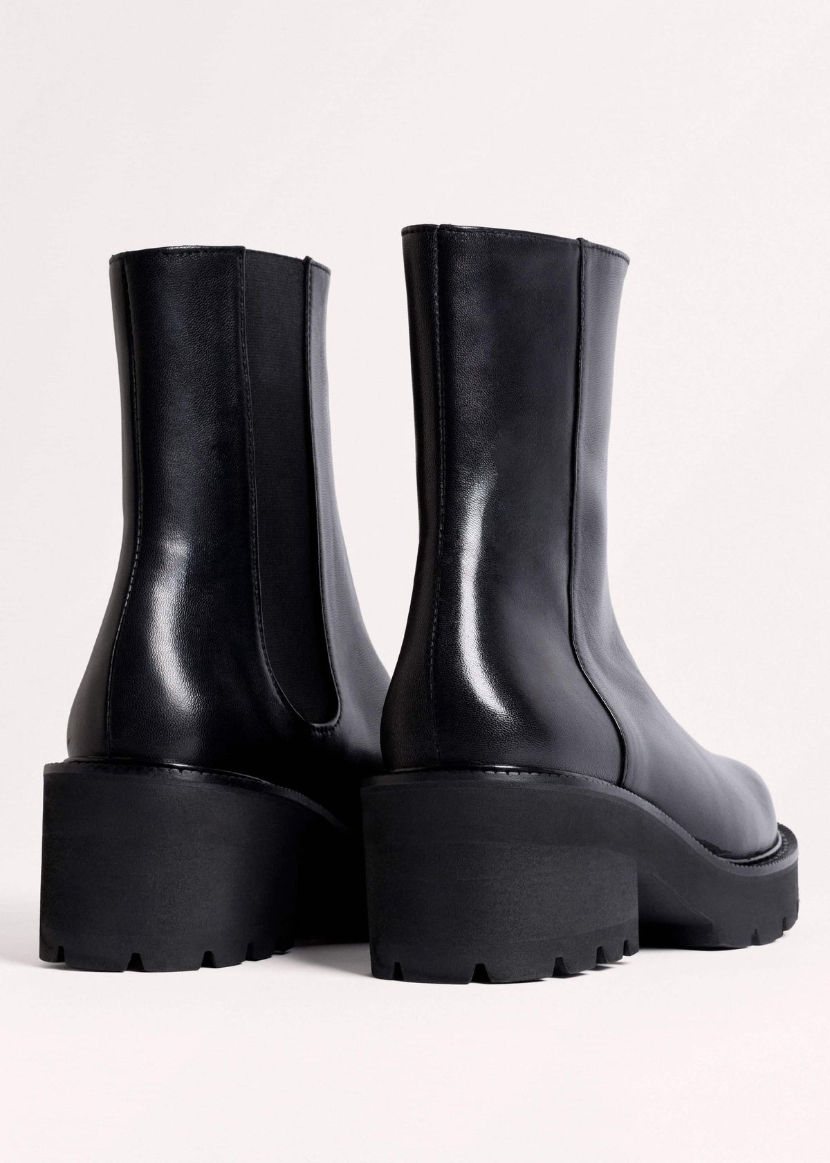 Black Zip Front Boot | ME+EM Accessories