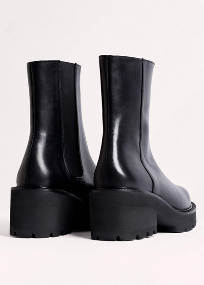 Black Zip Front Boot | ME+EM Accessories